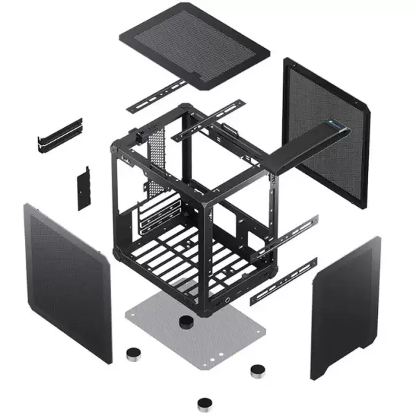 Кутия Jonsbo C6 Mesh, mATX, Black
