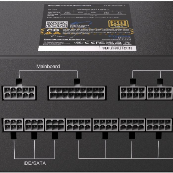 Захранващ блок Endorfy Supremo FM5 750W 80+ Gold - Fully Modular