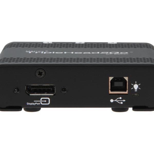 Външен мулти-дисплей адаптер Matrox T2G-DP-MIF за едновременна работа на 3 мониторa с DP вход